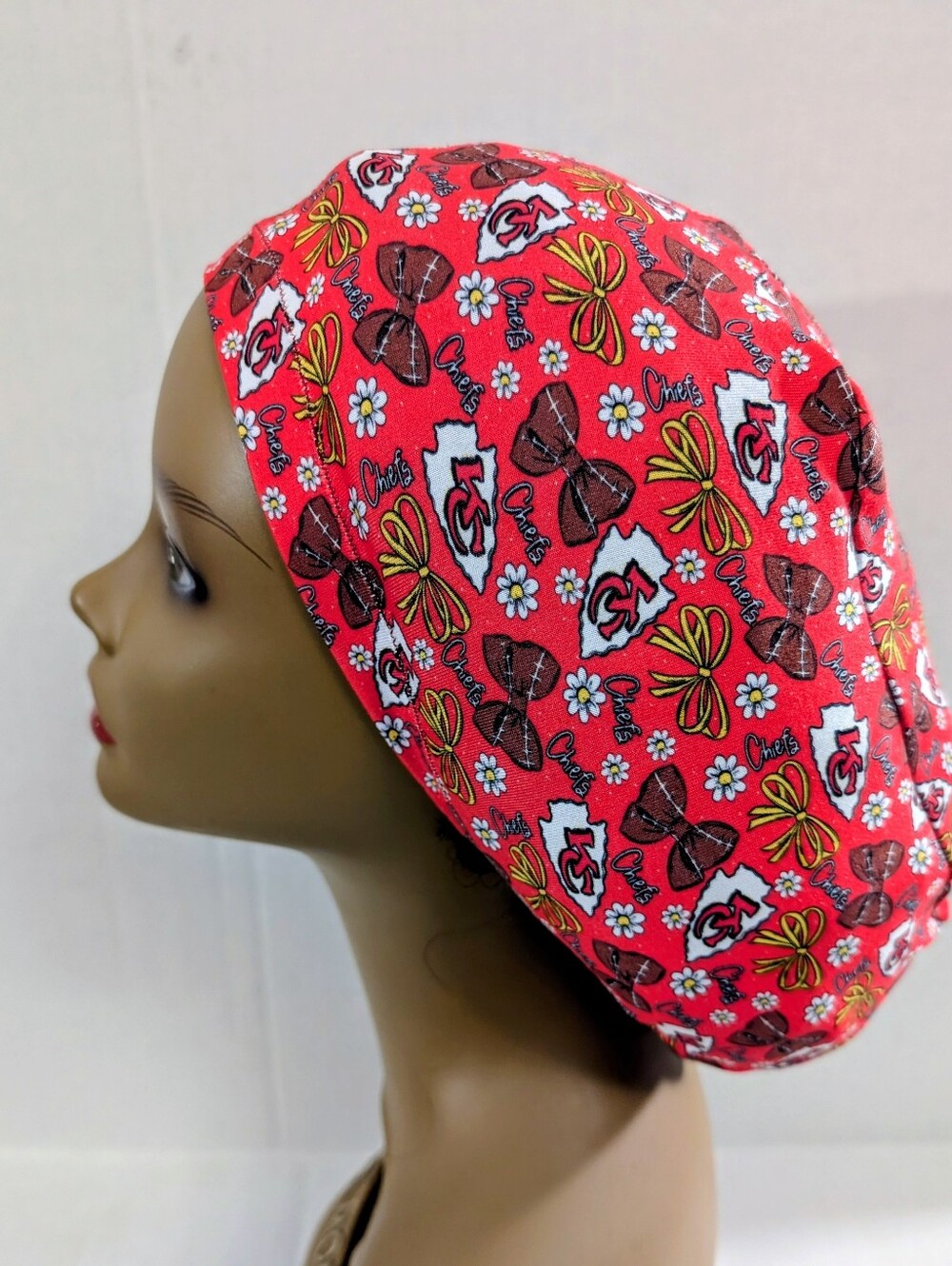Kansas City, Euro Style Scrub Cap, Scrub Cap, Chemo Hat